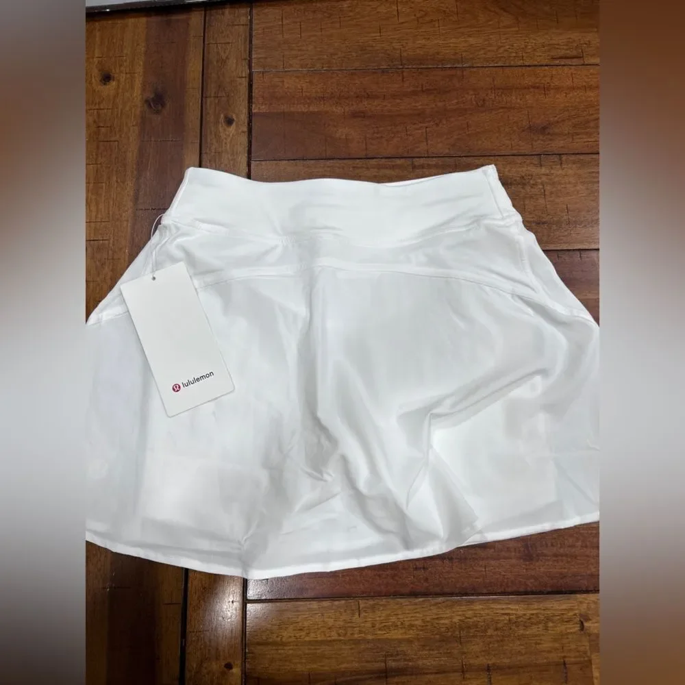 New lightweight high rise tennis skirt